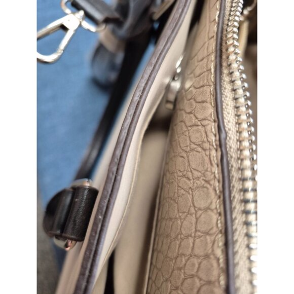 Adrienne Vittadini‎ Animal Instinct Satchel Handbag With Removable Strap - Picture 12 of 12